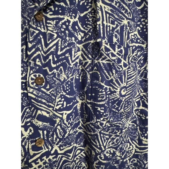 Hilo Hattie Hawaiian Button Down Shirt Size Large - Picture 2 of 4